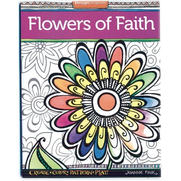 Zenspirations 174 Coloring Book Flowers Of Faith