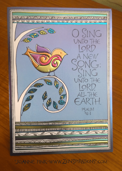 Sing unto God Stamps Bible Journaling - Zenspirations